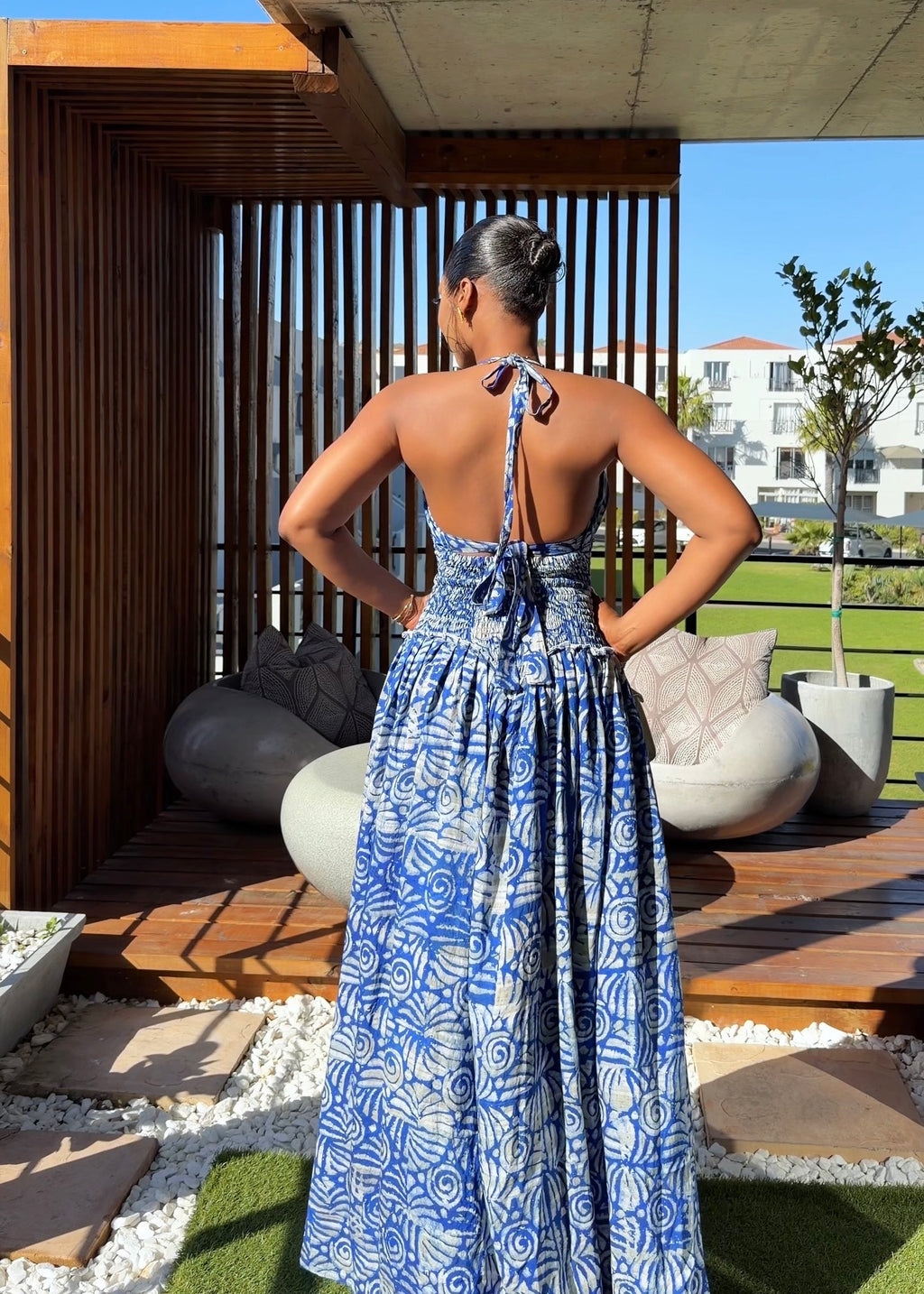Ruby Bloom Dress – Blue